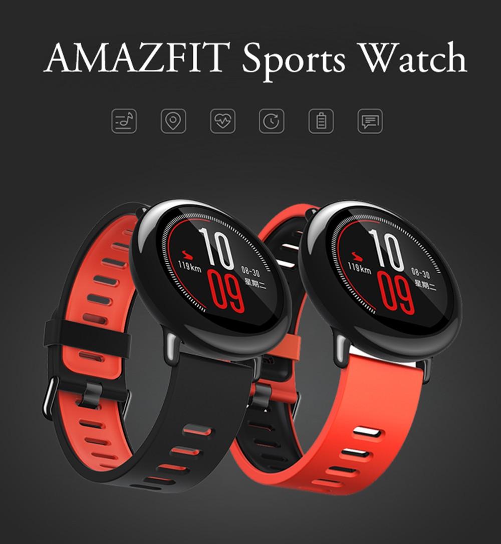 นาฬิกาอัจฉริยะXiaomi Huami AMAZFIT Pace สัญญาณบลูทูธ 4.0 เวอร์ชันภาษาอังกฤษ นาฬิกาอัจฉริยะXiaomi Huami AMAZFIT Pace สัญญาณบลูทูธ 4.0 เวอร์ชันภาษาอังกฤษ