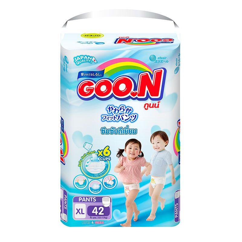 โปรโมชั่น กูนน์ กางเกงผ้าอ้อมเด็กขนาด XL 42ชิ้น ของแท้ 100% ราคาถูก พร้อมส่ โปรโมชั่น กูนน์ กางเกงผ้าอ้อมเด็กขนาด XL 42ชิ้น ของแท้ 100% ราคาถูก พร้อมส่
