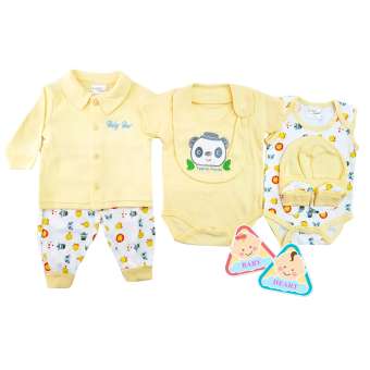 BABY Heart ชุด set บอดี้สูท สำหรับเด็กแรกเกิด รุ่น 7 ชิ้น size 0-3 เดือน BABY Heart ชุด set บอดี้สูท สำหรับเด็กแรกเกิด รุ่น 7 ชิ้น size 0-3 เดือน