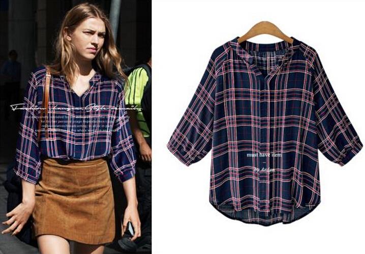 เสื้อเซิ้ตคอปกสไตล์ยุโรป เสื้อไซส์ใหญ่ ZASHION European Plus Size Collection