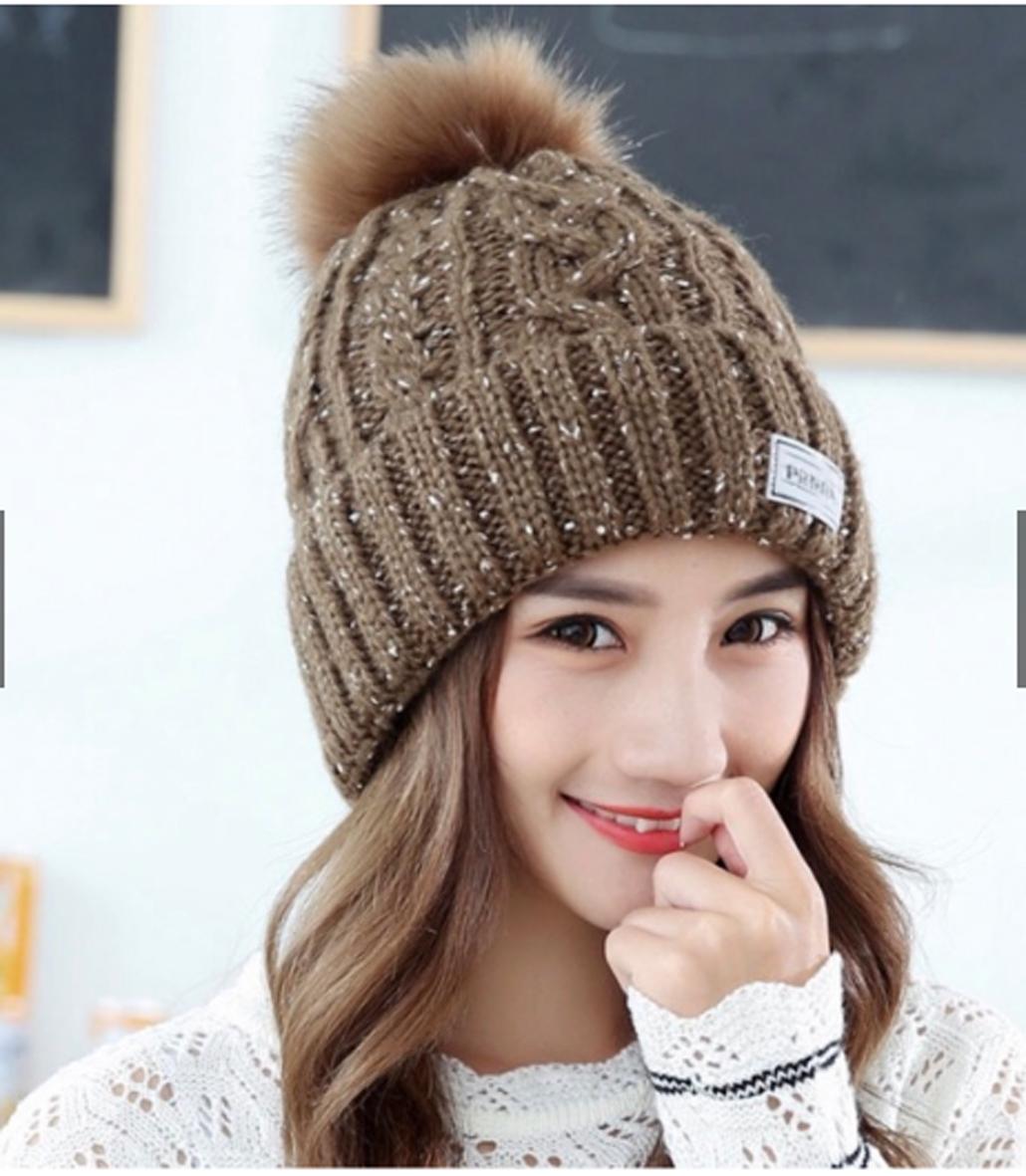 หมวกไหมพรม หมวกกันหนาว หมวกไหมพรมบุขน หมวกสตรี มีหลายสีให้เลือก ส่งฟรีด่วนเคอรี่ polyshop pollyshop
