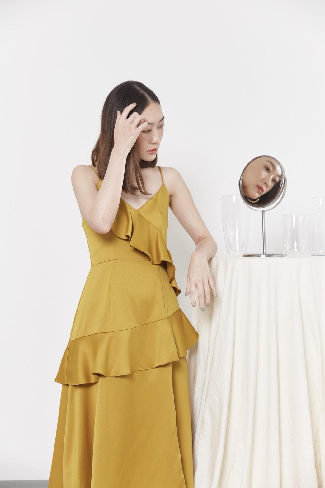 Aunchadabrand - Lauren ruffle maxi dress