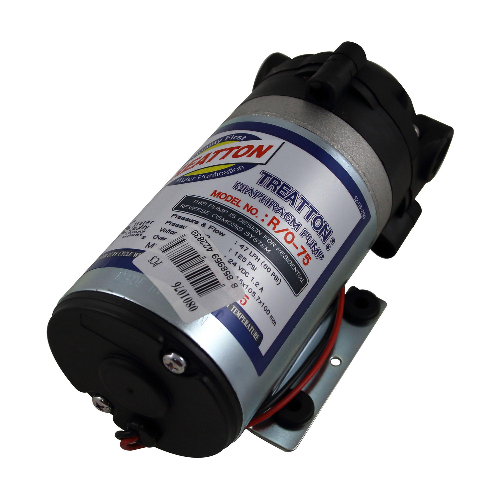 TREATTON ปั๊ม Diaphragm RO 75 GPD 24 VDC1.2A (MADE IN TAIWAN)