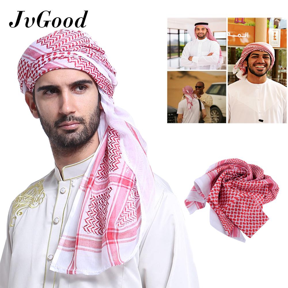 JvGood ผู้ชายฮีญาบมุสลิมฝาครอบผ้าคลุมไหล่ผ้าพันคอ Men Arabia Scarf Muslim Men Cover Shawls Saudi Arabia Men Scarf Arabia Headscarf Hijab Turban JvGood ผู้ชายฮีญาบมุสลิมฝาครอบผ้าคลุมไหล่ผ้าพันคอ Men Arabia Scarf Muslim Men Cover Shawls Saudi Arabia Men Scarf Arabia Headscarf Hijab Turban