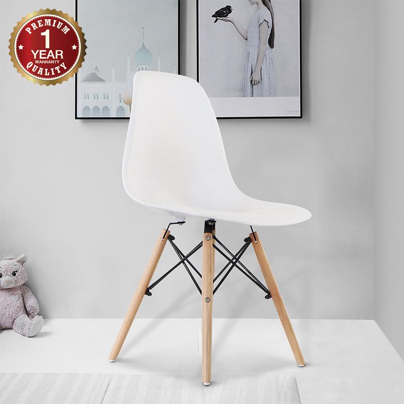 U-RO DECOR เก้าอี้รับประทานอาหาร รุ่น ACRON-K (แอครอน-เค) สีขาว/ขาไม้บีช U-RO DECOR เก้าอี้รับประทานอาหาร รุ่น ACRON-K (แอครอน-เค) สีขาว/ขาไม้บีช