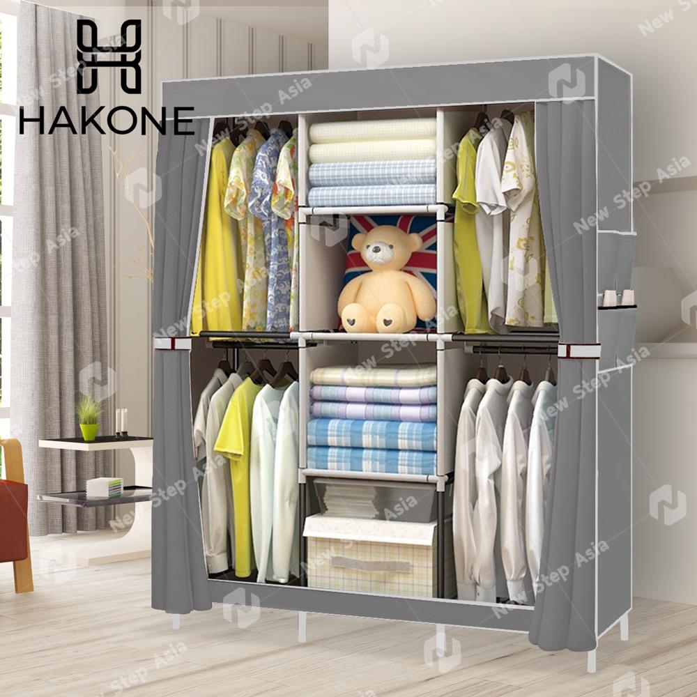 Hakone ตู้เสื้อผ้า 3 บล็อค มีซิปเปิด-ปิด พร้อมช่องเก็บของ ผ้าคลุมกันน้ำ กันฝุ่น รุ่น GY-09 สีแดงเลือดหมู ตู้เก็บของ ตู้เก็บเสื้อผ้า Wardrobe 3 Block new step asia Hakone ตู้เสื้อผ้า 3 บล็อค มีซิปเปิด-ปิด พร้อมช่องเก็บของ ผ้าคลุมกันน้ำ กันฝุ่น รุ่น GY-09 สีแดงเลือดหมู ตู้เก็บของ ตู้เก็บเสื้อผ้า Wardrobe 3 Block new step asia
