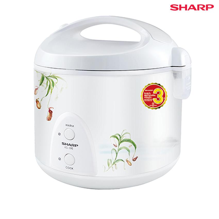 SHARP หม้อหุงข้าวอุ่นทิพย์ รุ่น ไอพอท ซีรีส์ E KS-19E