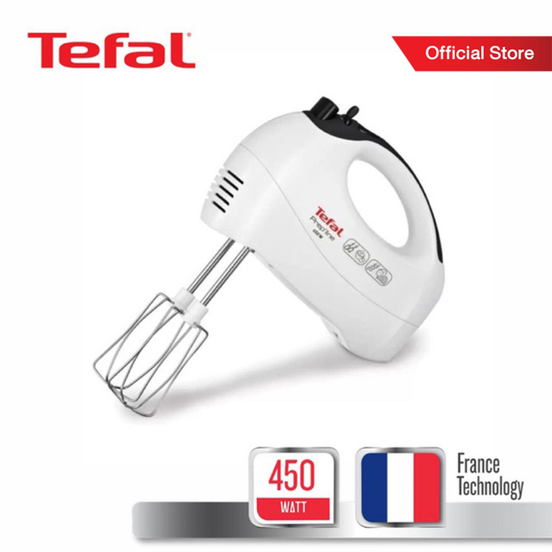 Tefal เครื่องเตรียมอาหารแบบมือถือ กำลังไฟ 450 วัตต์ รุ่น HT410138 - สีขาว