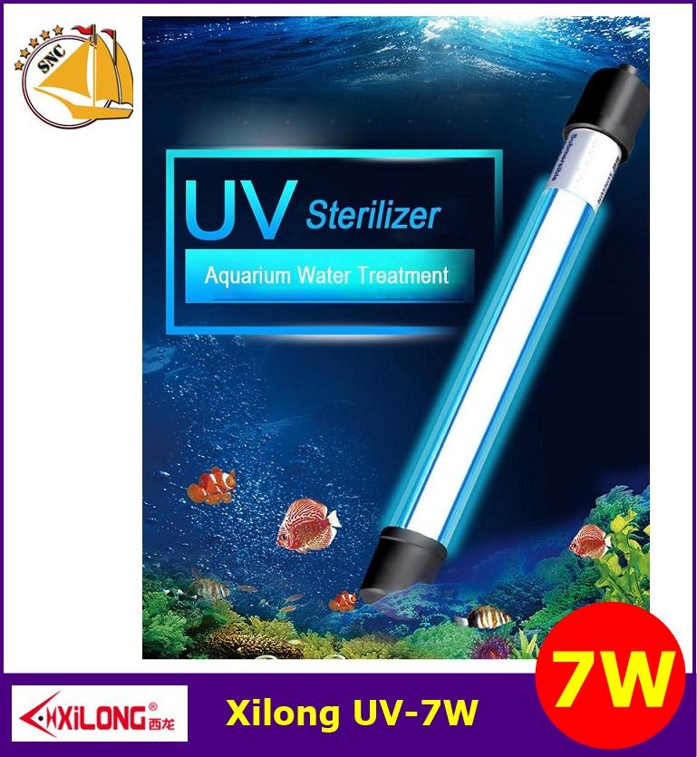 Xilong UV 7W หลอดUV ฆ่าเชื้อโรค ป้องกันตะไคร่น้ำ แบบแช่ในน้ำ uvบ่อปลา Xilong UV 7W หลอดUV ฆ่าเชื้อโรค ป้องกันตะไคร่น้ำ แบบแช่ในน้ำ uvบ่อปลา