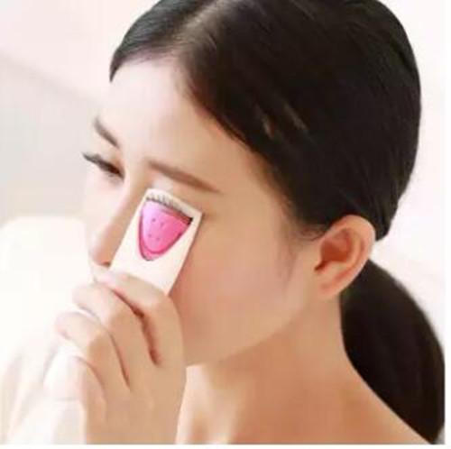 การควบคุมอุณหภูมิด้วยดัดขนตาอัจฉริยะไฟฟ้า curler ขนตา(Pink)