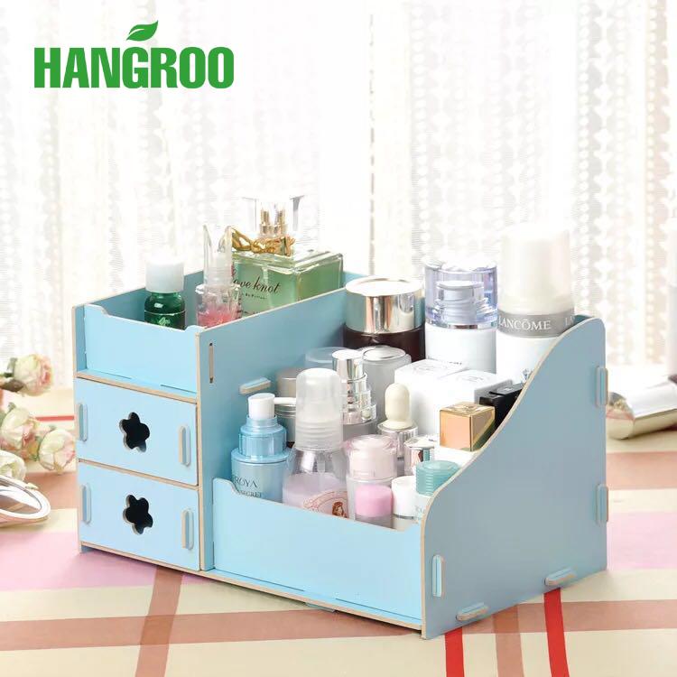 Pastel Cosmetic Box ชั้นวางเครื่องสำอาง สวยหรู ครื่องสำอางค์ Cosmetic กล่องลิ้นชักไม้ DIY ใส่เครื่องสำอาง ชั้นวางอเนกประสงค์ Pastel Cosmetic Box ชั้นวางเครื่องสำอาง สวยหรู ครื่องสำอางค์ Cosmetic กล่องลิ้นชักไม้ DIY ใส่เครื่องสำอาง ชั้นวางอเนกประสงค์