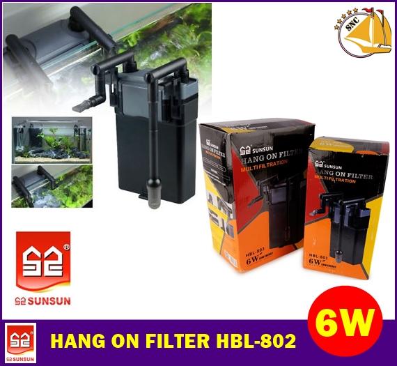 SUNSUN Hang on Filter HBL-802 กรองแขวนตู้ปลา สำหรับตู้ขนาด 14-20 นิ้ว SUNSUN Hang on Filter HBL-802 กรองแขวนตู้ปลา สำหรับตู้ขนาด 14-20 นิ้ว