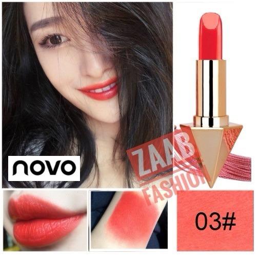 novo DIAMOND LIPSTICK ของแท้ 100%(Zaab Fashion) โนโวลิปเพชร ลิปฝาครอบแบบแม่เหล็ก สวยหรู ดูแพง เนื้อแมท เนียนละเอียด ติดทน ไม่แห้งเป็นคราบ คุ้มค่าเกินราคา novo แบรนด์ที่ไม่เคยทำให้ผิดหวัง novo DIAMOND LIPSTICK ของแท้ 100%(Zaab Fashion) โนโวลิปเพชร ลิปฝาครอบแบบแม่เหล็ก สวยหรู ดูแพง เนื้อแมท เนียนละเอียด ติดทน ไม่แห้งเป็นคราบ คุ้มค่าเกินราคา novo แบรนด์ที่ไม่เคยทำให้ผิดหวัง
