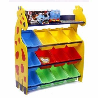 LookmeeShop ชั้นวางของ ที่เก็บของเล่นเด็ก ยีราฟ Giraffe Keeping Toy (สีเหลือง) ชุดใหญ่ 4 ชั้น LookmeeShop ชั้นวางของ ที่เก็บของเล่นเด็ก ยีราฟ Giraffe Keeping Toy (สีเหลือง) ชุดใหญ่ 4 ชั้น
