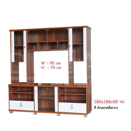 furnituredd ตู้โชว์ TV ขนาด 1.80 cm รุ่น SH1801D furnituredd ตู้โชว์ TV ขนาด 1.80 cm รุ่น SH1801D