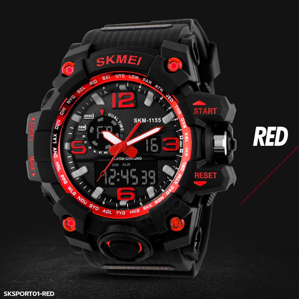 Sport Watch01 นาฬิกาสปอตสุดทนทาน แข็งแกร่ง กันน้ำได้ ระบบอะนาล็อกและดิจิตอล กันน้ำได้5เมตร นาฬิกาข้อมือผู้ชาย ส่งฟรี1-2วัน ได้ของ (มีให้เลือก 4 สี) Sport Watch01 นาฬิกาสปอตสุดทนทาน แข็งแกร่ง กันน้ำได้ ระบบอะนาล็อกและดิจิตอล กันน้ำได้5เมตร นาฬิกาข้อมือผู้ชาย ส่งฟรี1-2วัน ได้ของ (มีให้เลือก 4 สี)