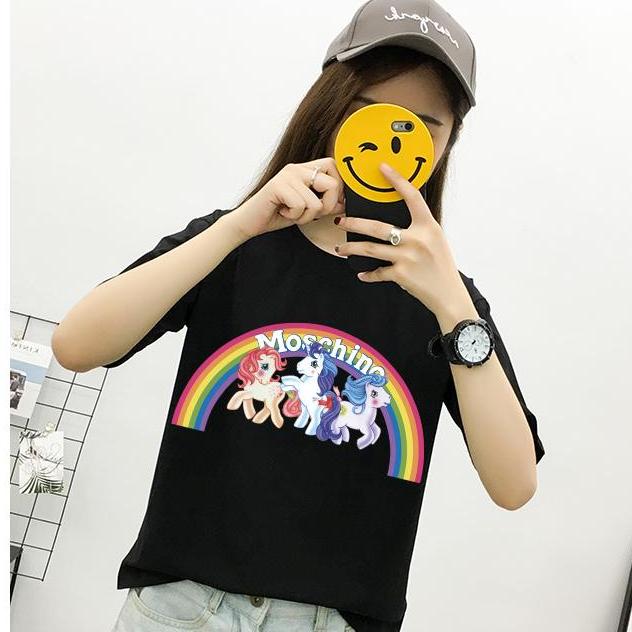 เสื้อยืดสไตล์เกาหลี สกรีน Little Pony