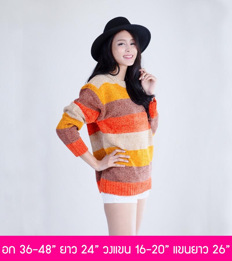 เสื้อไหมพรม กำมะหยี่ แขนยาว เสื้อกันหนาว unisex เสื้อกันหนาวแฟชั่น รุ่นกำมะหยี่สายรุ้ง