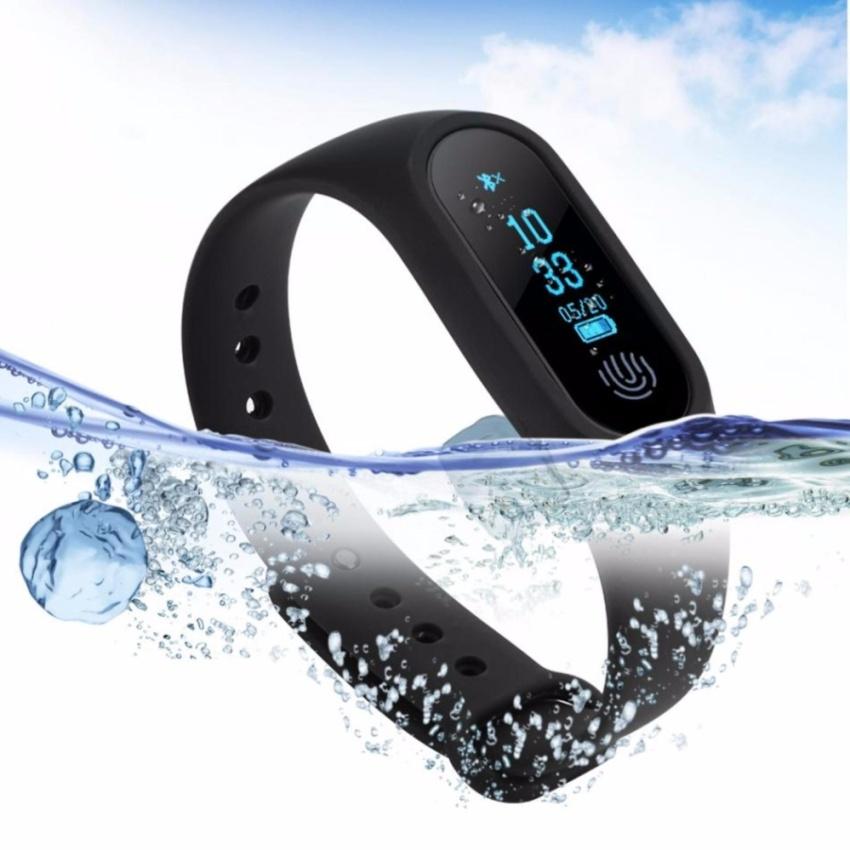 นาฬิกาข้อมือ M2 Plus Sports Smart Watch Heart Rate Blood Pressure Pedometer Tracker PK Mi Band