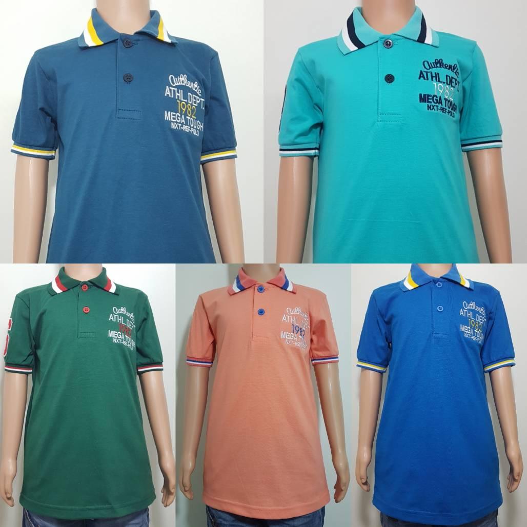 เสื้อโปโลเด็ก ปักลาย ATHL.DEPT 1982