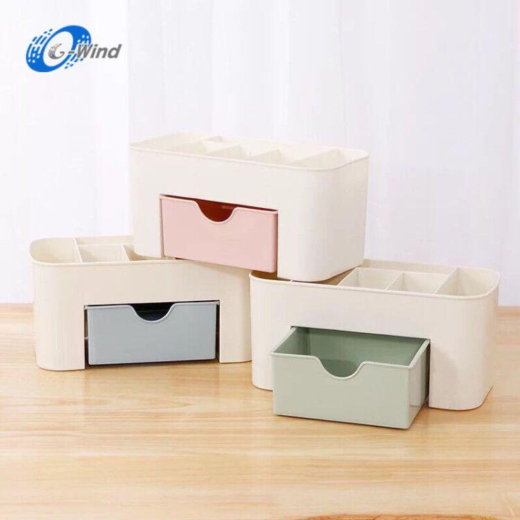 taobao ชั้นวางเครื่องสำอาง สวย เรียบหรู เครื่องสำอางค์แบบ6ช่อง Cosmetic Storage Box 6 GRID