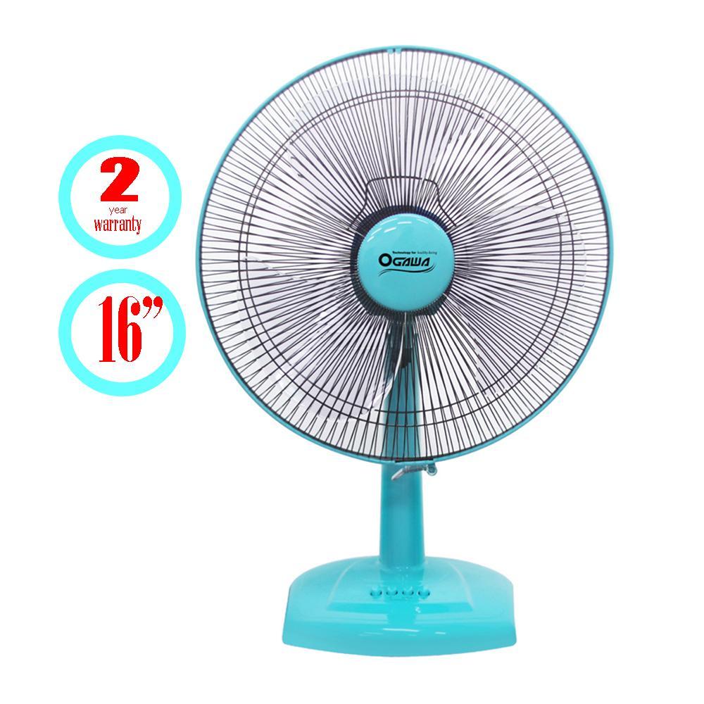 OGAWAพัดลม16นิ้วตั้งโต๊ะสีฟ้าOA-2693/B