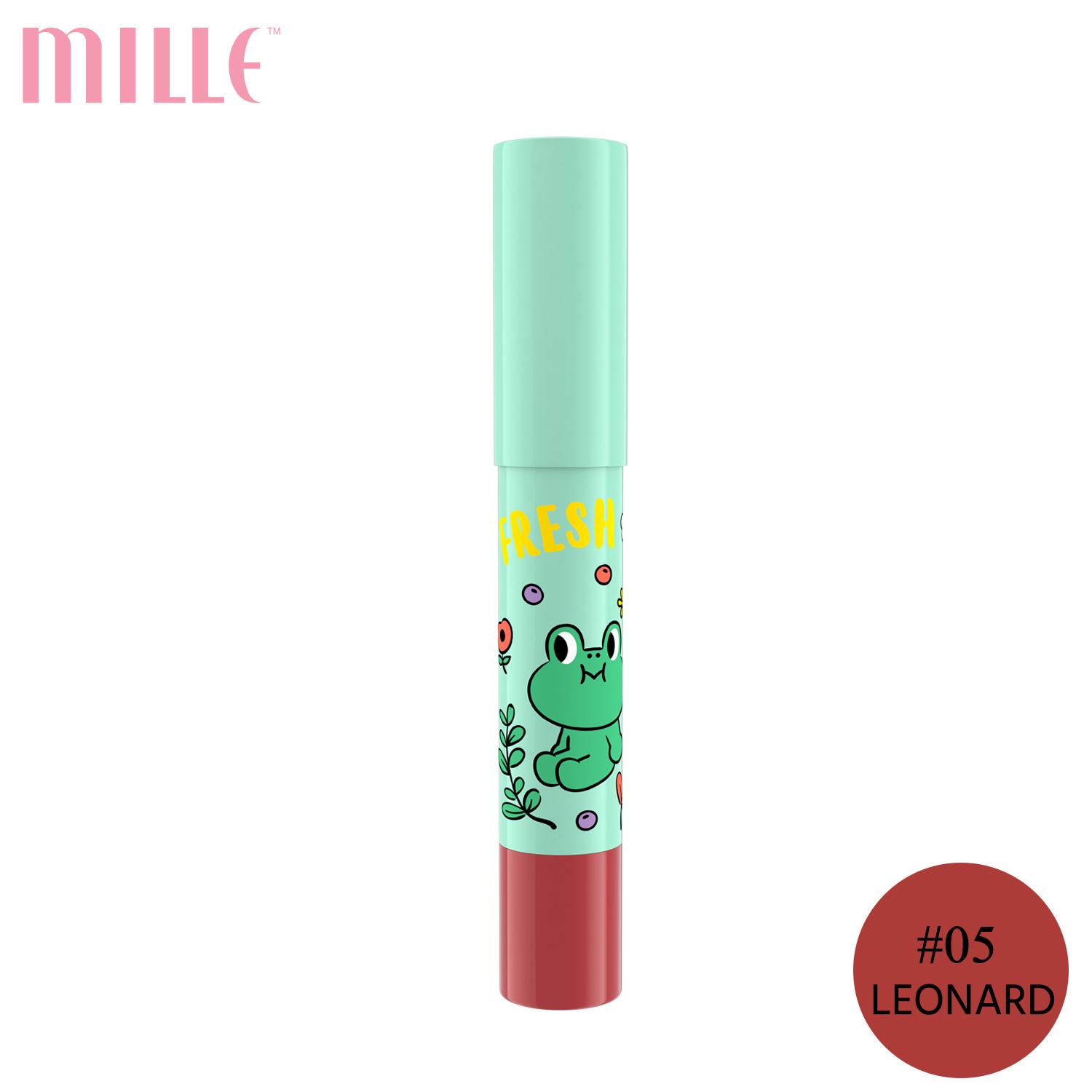 Mille ลิปเครยอน Line Friends l Mille Iconic Crayon Lip Color 2.5g.