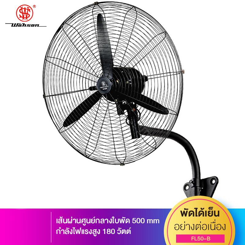 Lifangcai พัดลมอุตสาหกรรม ติดพนัง พัดลมโรงงาน หน้ากว้าง 75 cm ปรับได้ 130 องศา