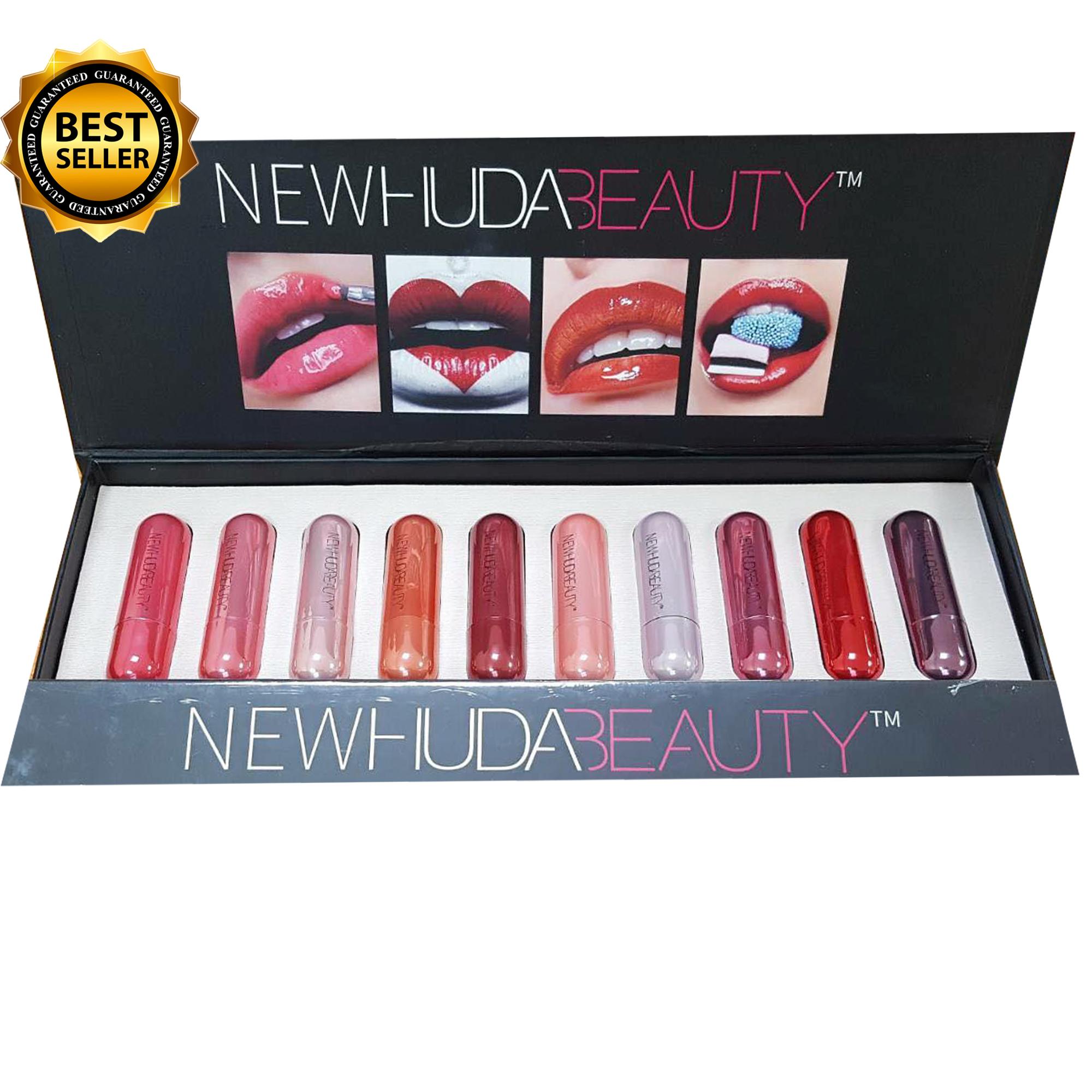 ลิปเซต NEW Hudabeauty 10 Color Lipstic 10 แท่ง 10 สี รุ่นใหม่ขายดี ลิปเซต NEW Hudabeauty 10 Color Lipstic 10 แท่ง 10 สี รุ่นใหม่ขายดี