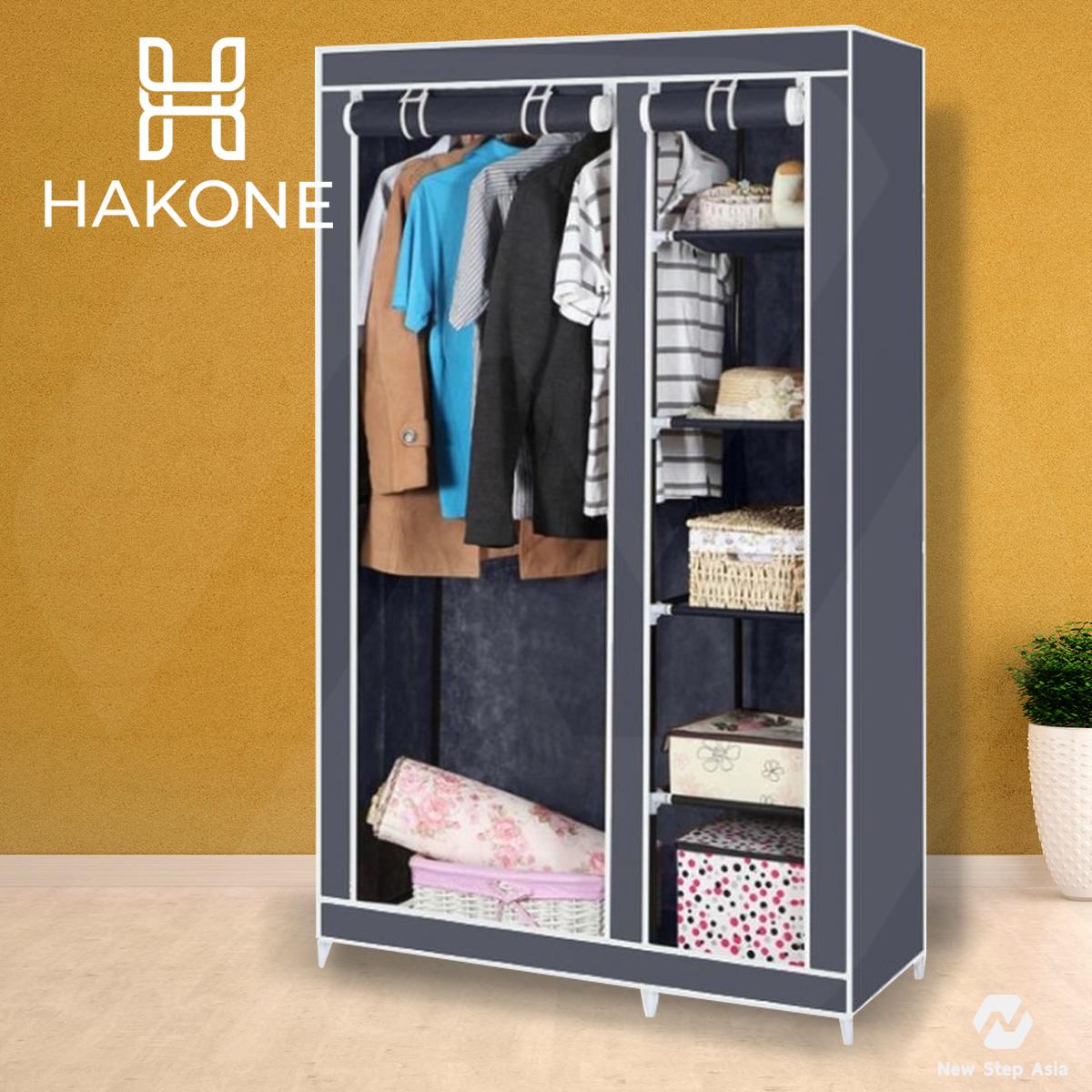 Hakone ตู้เสื้อผ้า 2 บล็อค พร้อมชั้นวางของ 5 ชั้น มัลติฟังก์ชั่น รุ่น 2 Block-Multi ตู้เก็บของ ตู้เก็บเสื้อผ้า Wardrobe 2 Block new step asia Hakone ตู้เสื้อผ้า 2 บล็อค พร้อมชั้นวางของ 5 ชั้น มัลติฟังก์ชั่น รุ่น 2 Block-Multi ตู้เก็บของ ตู้เก็บเสื้อผ้า Wardrobe 2 Block new step asia