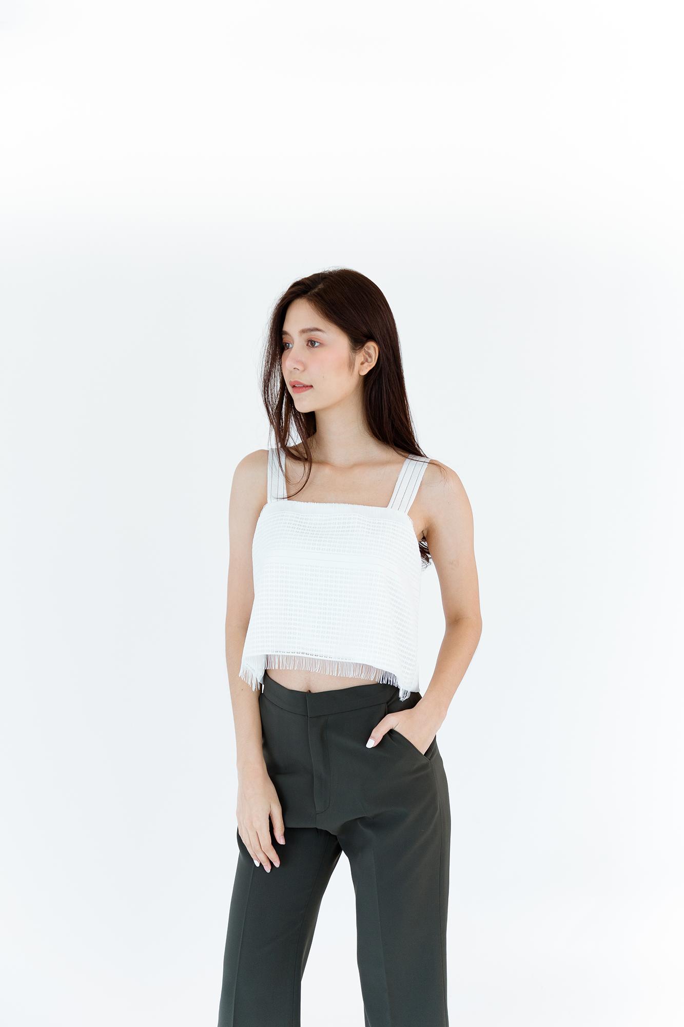 PHISARA - เสื้อสายเดี่ยว ลูกไม้ รุ่น MARIE TOP