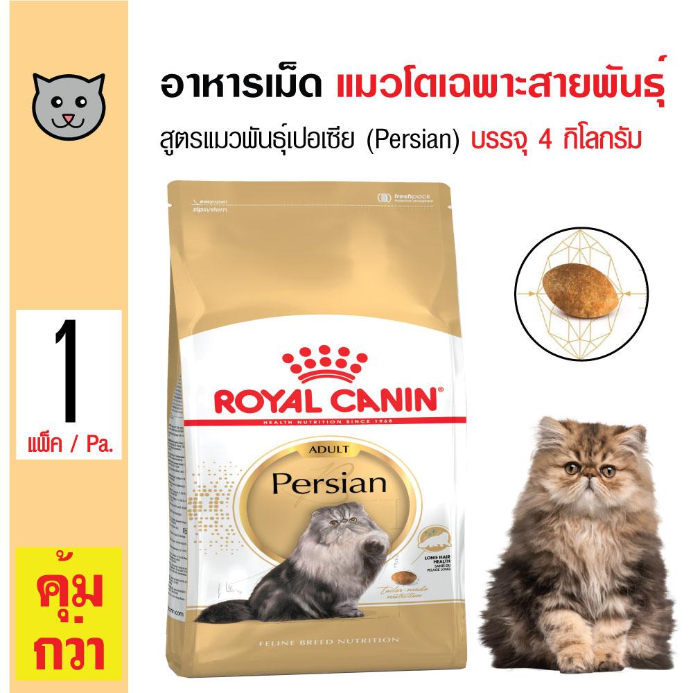 Royal Canin Adult Persian อาหารแมว สูตรแมวเปอร์เซีย ช่วยบำรุงขน แมวโตอายุ 1 ปีขึ้นไป (4 กิโลกรัม/ถุง) Royal Canin Adult Persian อาหารแมว สูตรแมวเปอร์เซีย ช่วยบำรุงขน แมวโตอายุ 1 ปีขึ้นไป (4 กิโลกรัม/ถุง)