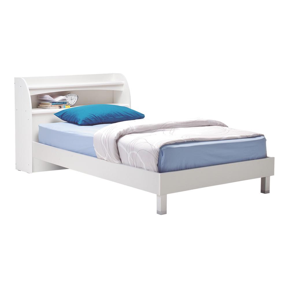 WINNER FURNITURE เตียงนอน รุ่น คินเดอร์-เอ ขนาด 3.5 ฟุต (รวมพื้นไม้) - สีขาว WINNER FURNITURE เตียงนอน รุ่น คินเดอร์-เอ ขนาด 3.5 ฟุต (รวมพื้นไม้) - สีขาว