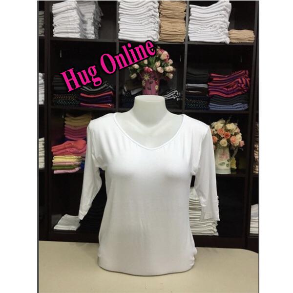 เสื้อยืดคอเว้า BIG Size เสื้อยืดไซส์ใหญ่ แขนสามส่วน ผ้านิ่มใส่สบายไม่ร้อนไม่อึดอัด งานปราณีต คุณภาพดี อก36-45 ใส่ได้สบายๆ