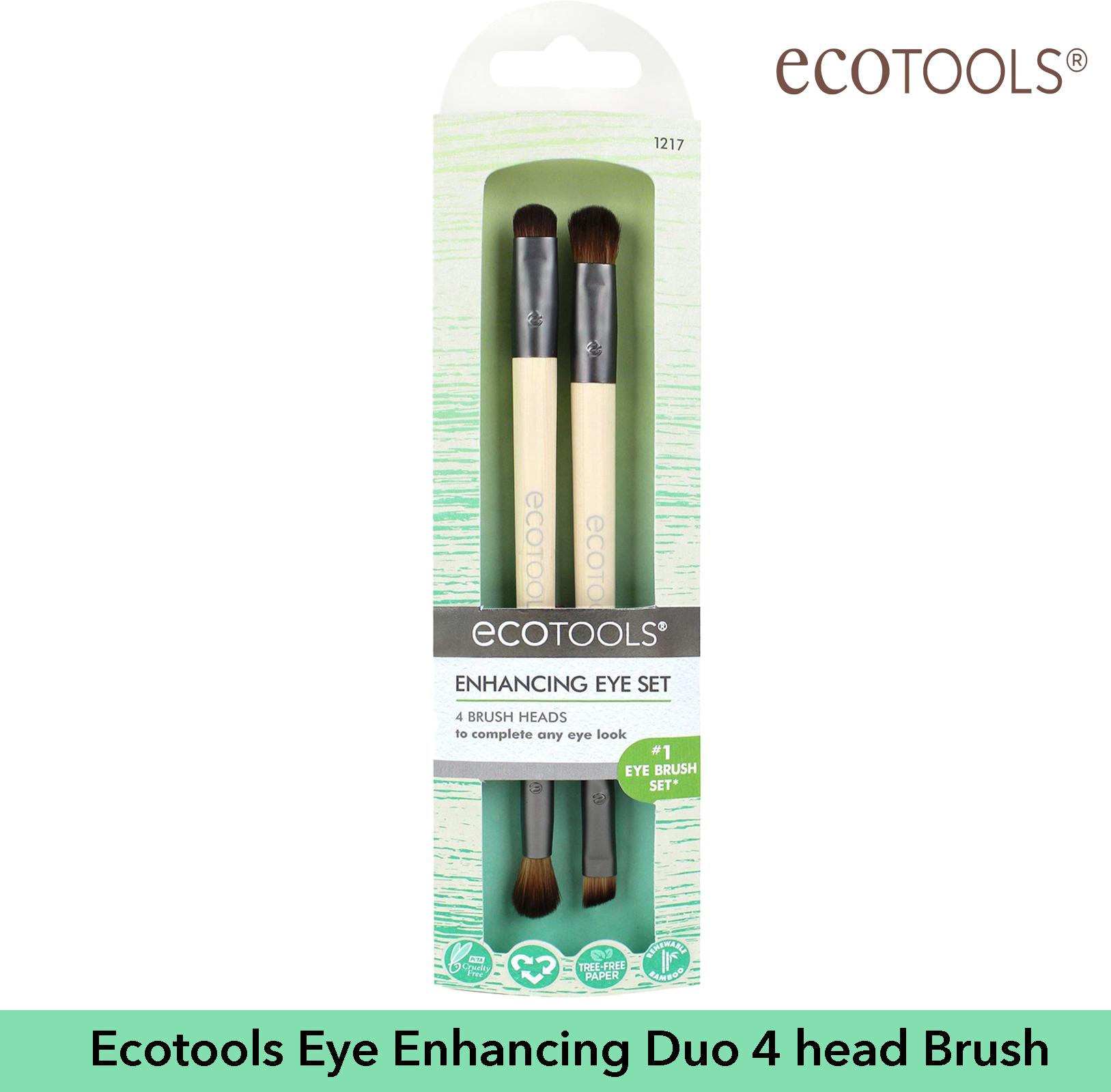 ลดล้างสต็อก!!! SALE!!! Eye Enhancing Duo Set, 4 Brush Heads เซตแปรงแต่งตา แบรนด์ EcoTools