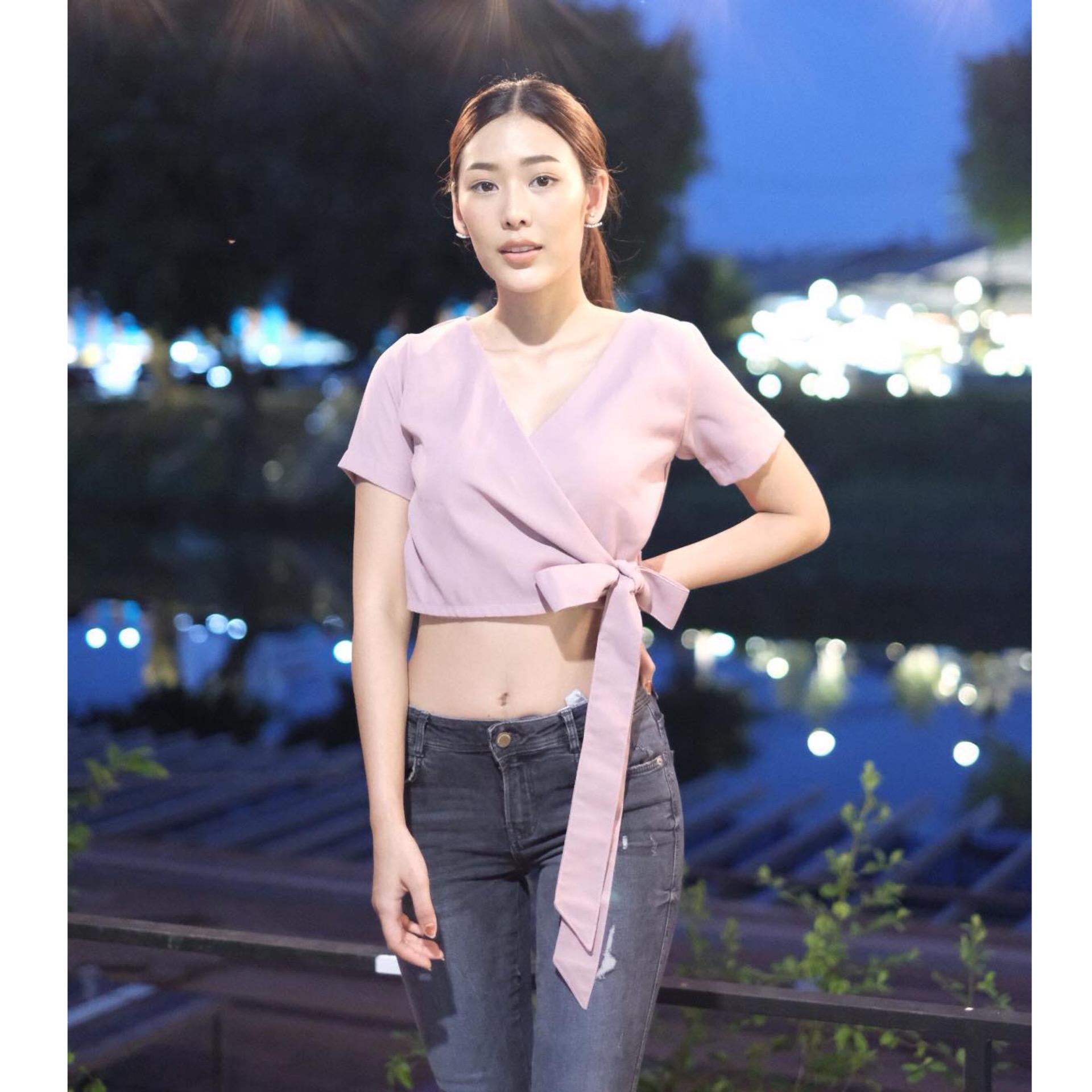 Lalida Official Lydia top เสื้อผูกโบว์ (Pink) Lalida Official Lydia top เสื้อผูกโบว์ (Pink)