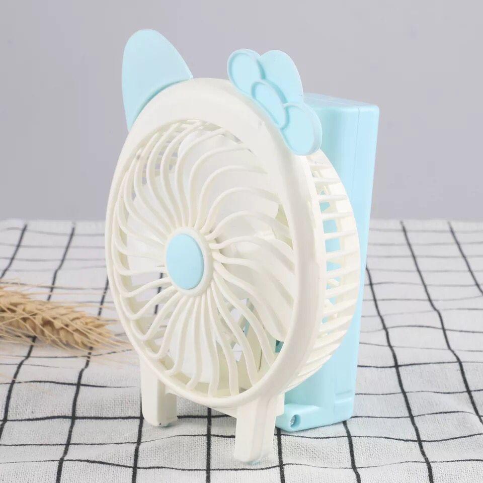 Mini fan พัดลมพกพาขนาดเล็กชาร์จสายUSBใส่ถ่านลมแรง Mini fan พัดลมพกพาขนาดเล็กชาร์จสายUSBใส่ถ่านลมแรง