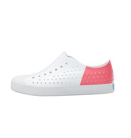 Native Shoes รองเท้ากันน้ำผู้ใหญ่ EVA รุ่น JEFFERSON BLOCK PRINT/SHELL WHITE/SNAPPER BLOCK