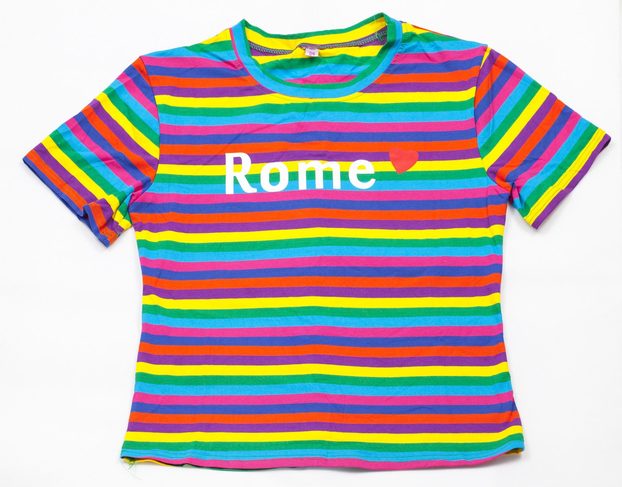 Dumdee Autumn Women Letter Printing T-shirts 2018 Casual Personality Rainbow T-Shirts Women Long Sleeve Tops Dumdee Autumn Women Letter Printing T-shirts 2018 Casual Personality Rainbow T-Shirts Women Long Sleeve Tops