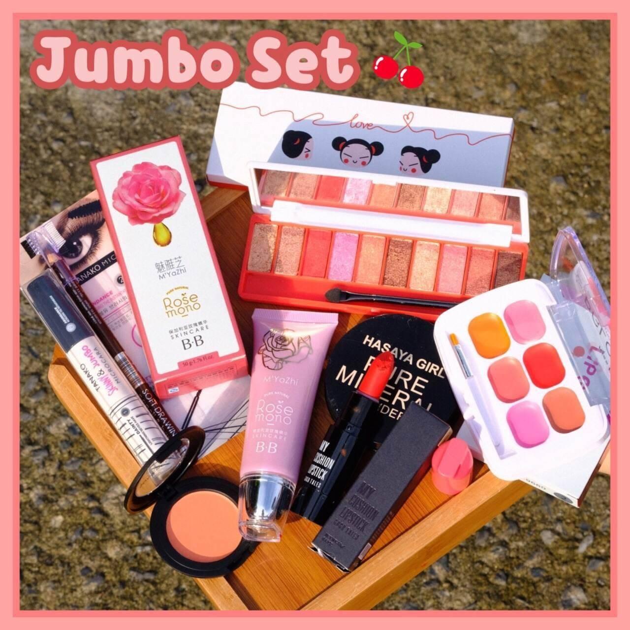 Jumbo Set 8pcs ✨ จัมโบ้เซตจัดหนัก จัดแน่น ~ 8 ชิ้น ‼️ เซตเดียวครบจบ คุ้มยิ่งกว่าคุ้ม ในราคาสบายกระเป๋า Jumbo Set 8pcs ✨ จัมโบ้เซตจัดหนัก จัดแน่น ~ 8 ชิ้น ‼️ เซตเดียวครบจบ คุ้มยิ่งกว่าคุ้ม ในราคาสบายกระเป๋า
