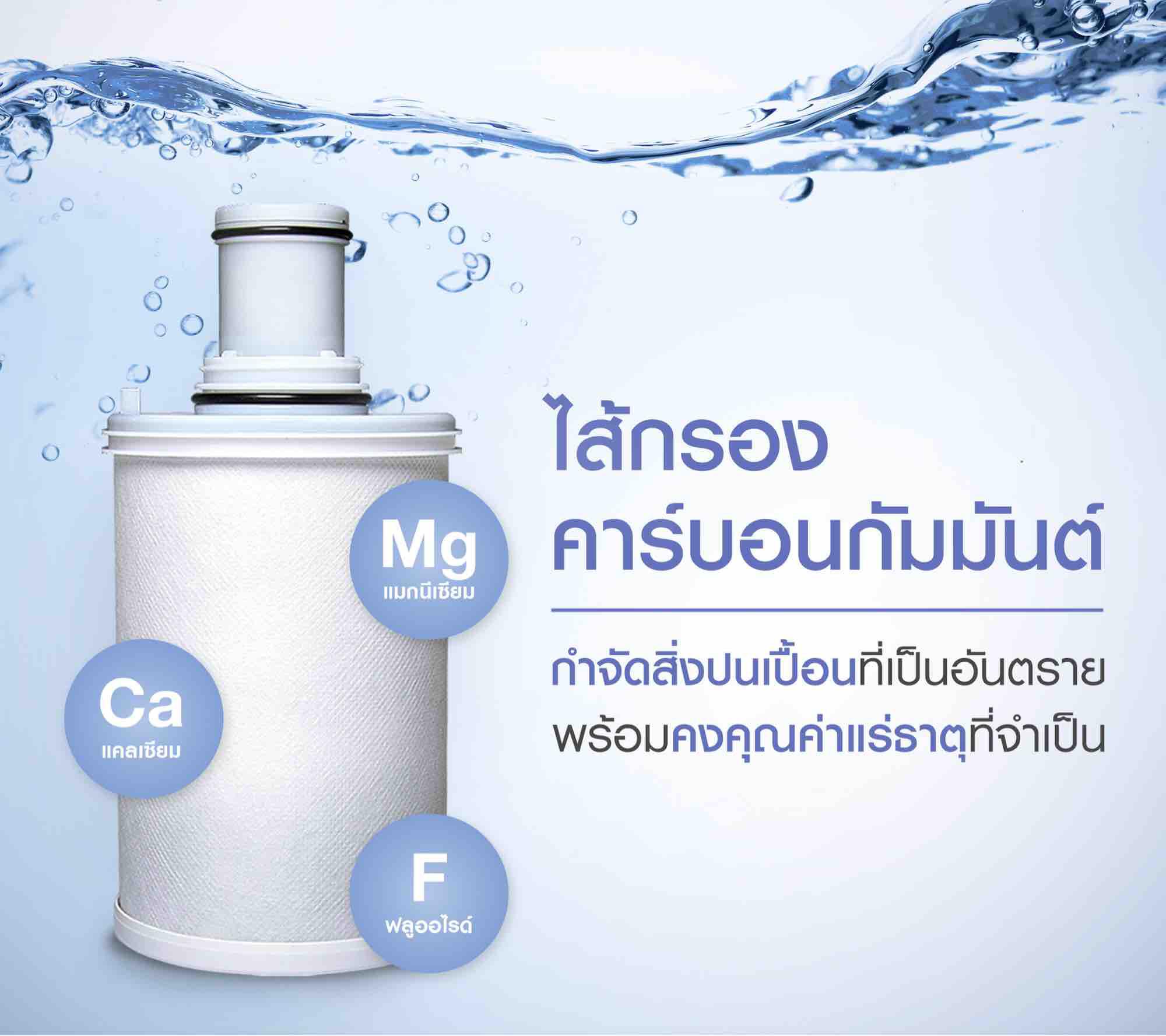 Amway ชุดไส้กรองคาร์บอนกัมมันต์และหลอดอุลตร้าไวโอเล็ท สำหรับเครื่องกรองน้ำอีสปริง espring