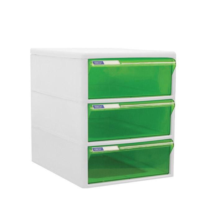 ORCA ตู้เอกสาร TCB-3 / โครงขาวลิ้นชักใส 3 ชั้น ORCA ตู้เอกสาร TCB-3 / โครงขาวลิ้นชักใส 3 ชั้น