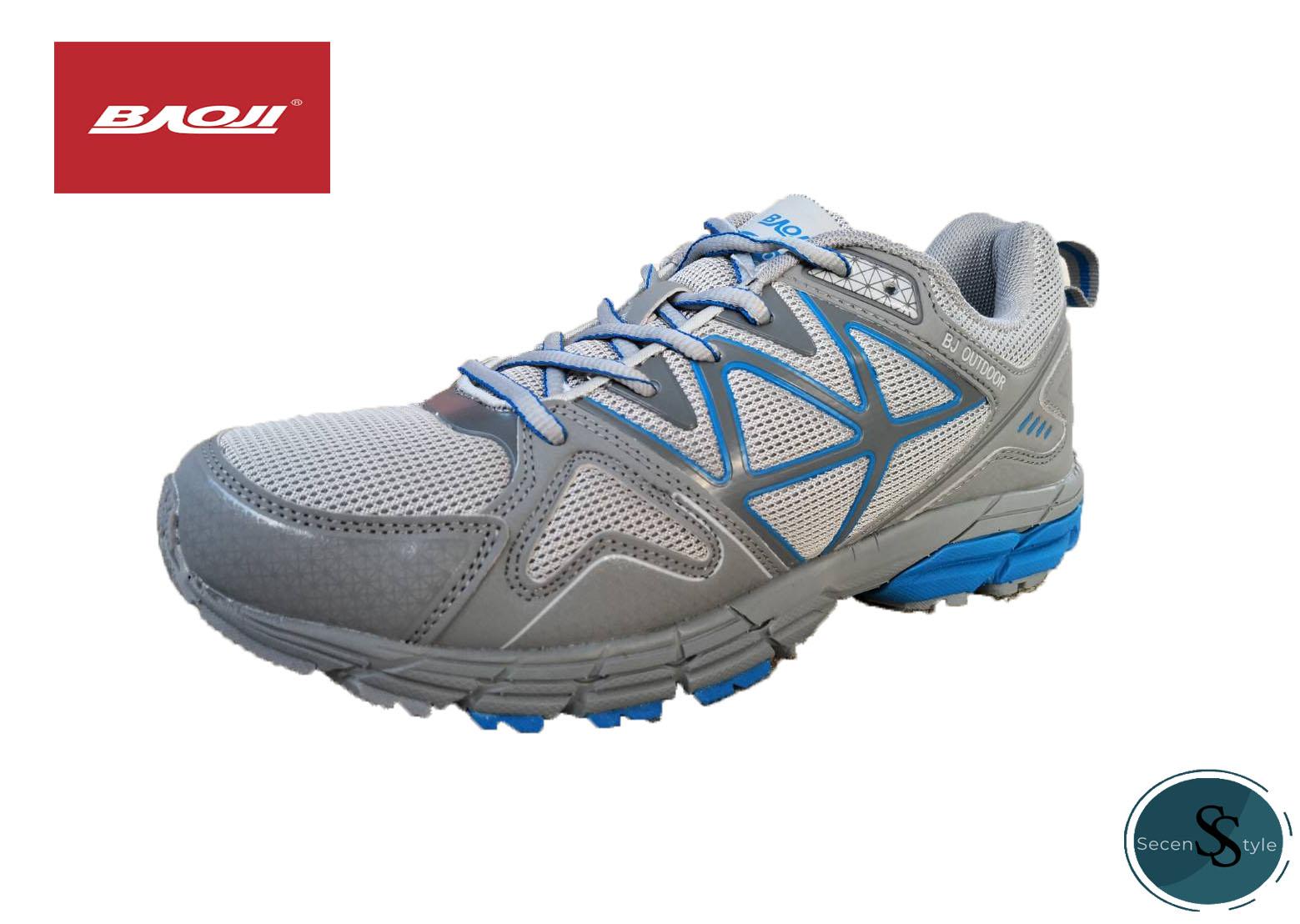 Baoji แท้!!! รุ่น DPM-525(รุ่นจำหน่ายบนห้างสรรพสินค้า) ***สำหรับผู้ชาย*** รองเท้าผ้าใบ สวมใส่สบาย เบา สามารถใส่เล่นกีฬาได้ มี 2 สี (สีดำ/ส้ม, สีเทา/น้ำเงิน) (NEW PRODUCT)