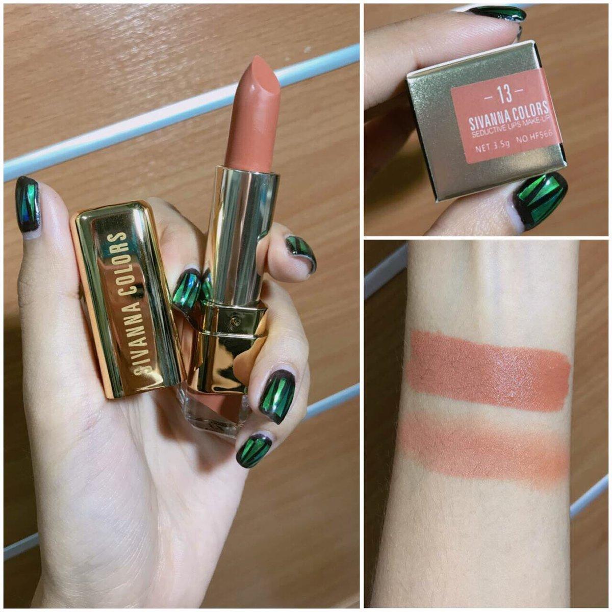 HF566 SIVANNA ลิปสติกรุ่นใหม่ เนื้อแมทสีสวยมาก ออกแบบหรูหราสุดๆ++++++เบอร์ 13