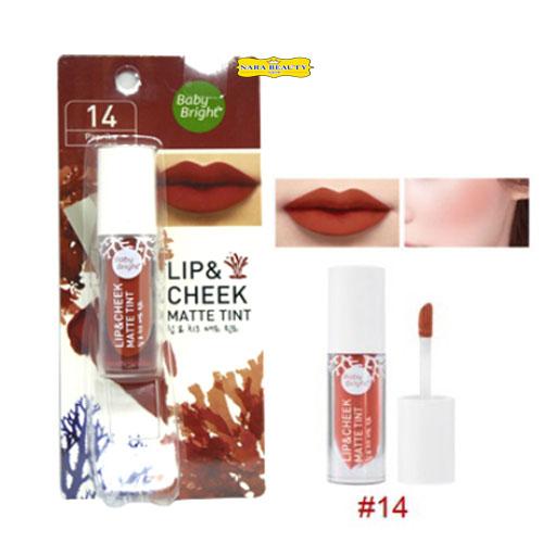 ลิป Baby Bright Lip & Cheek Matte Tint 2.4g เบอร์ 14 (1 แท่ง) ลิป Baby Bright Lip & Cheek Matte Tint 2.4g เบอร์ 14 (1 แท่ง)