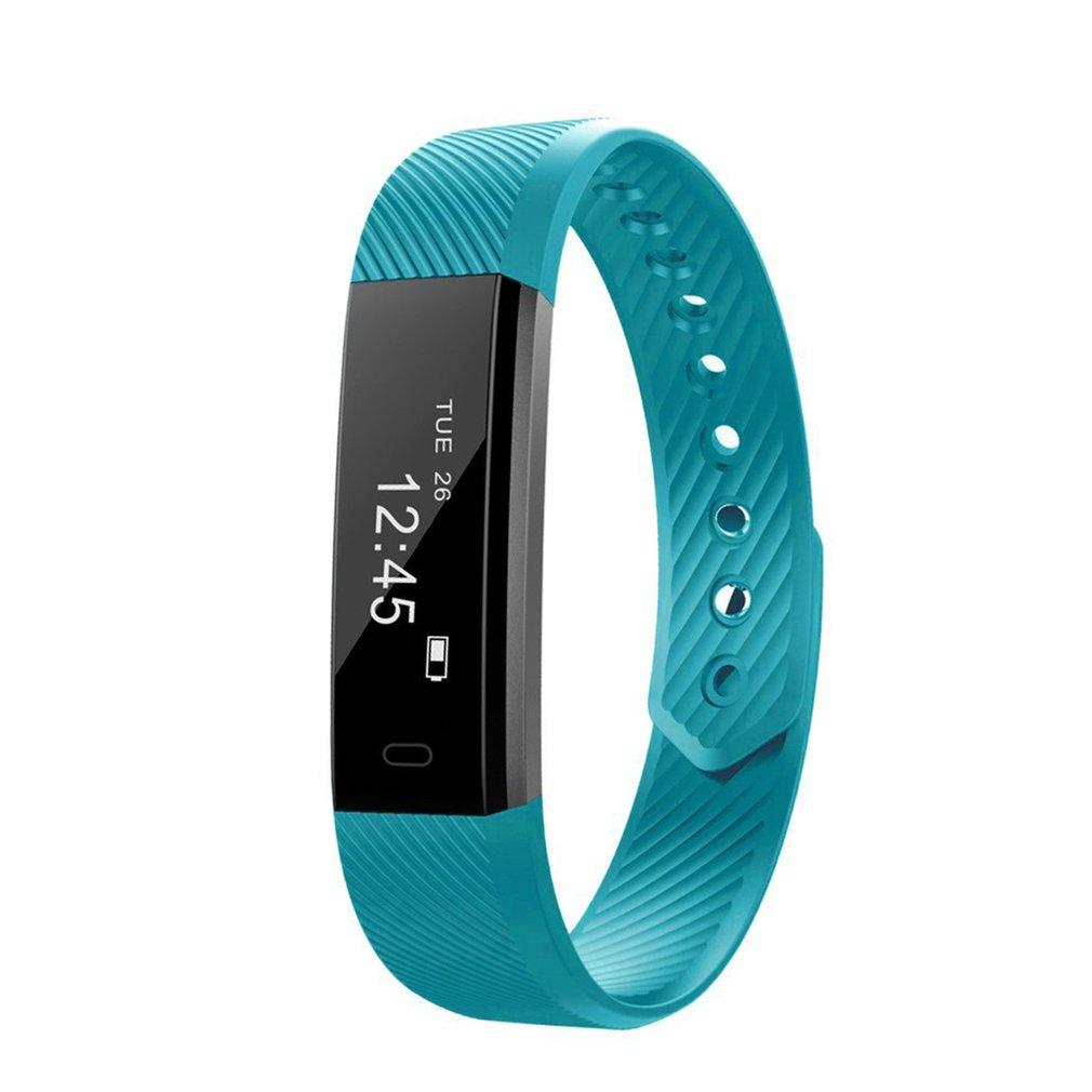POPO กันน้ำกีฬาสายรัดข้อมืออัจฉริยะขั้นตอน Pedometer นอนหน้าจอ