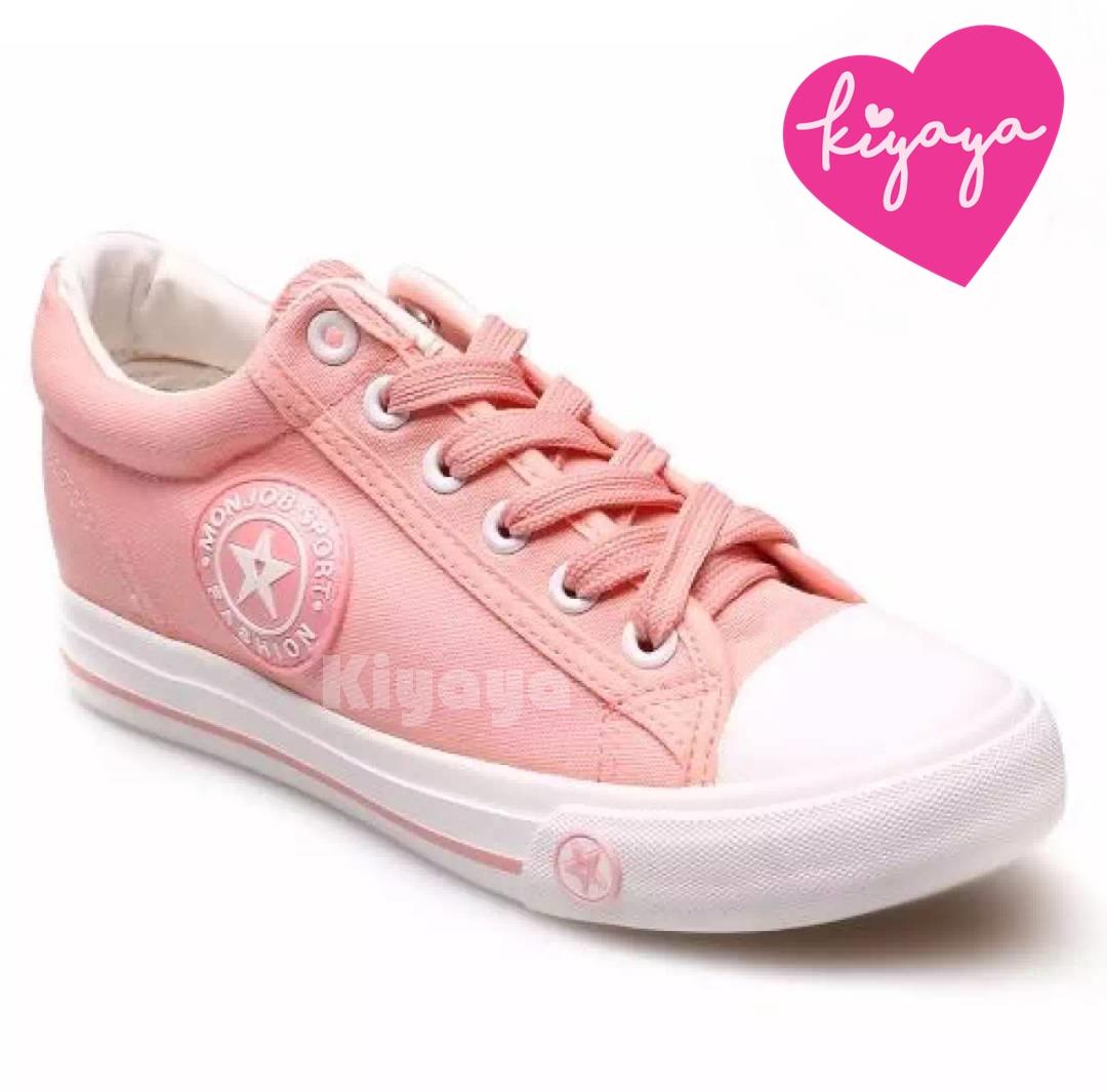 KIYAYA (best seller), Fashionista รองเท้าผ้าใบแฟชั่นเสริมส้นผู้หญิง รุ่น TP-CM9107