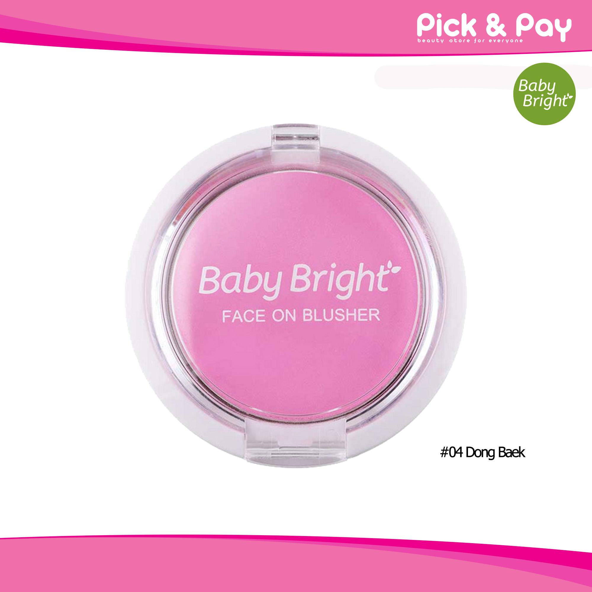 Baby Bright Face On Blusher 5g เฟสออน บลัชออน แมทท์ เบบี้ไบร์ท