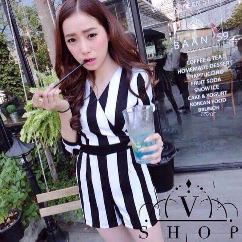 TW6528 จั้มสูทกางเกงขาสั้น**สอบถามก่อนสั่งซื้อ**
