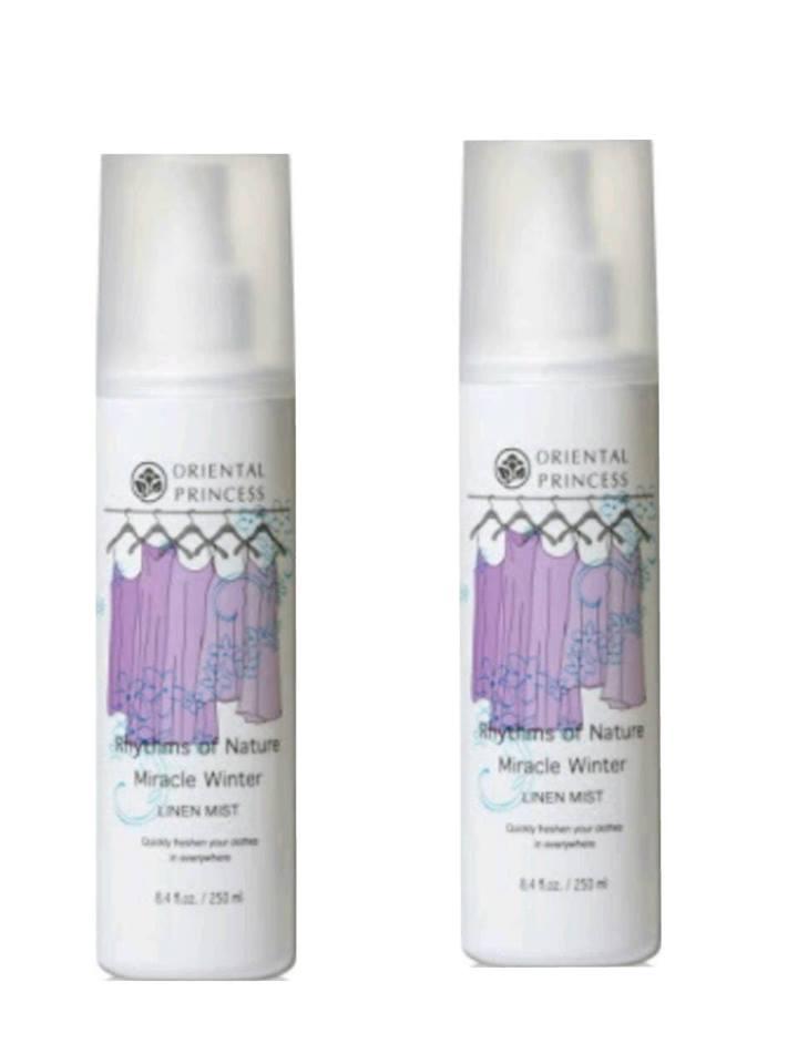 Oriental Princess สเปรย์น้ำหอมฉีดผ้า Rhythms of Nature Miracle Winter Linen Mist 250 ml. ( 2 ชิ้น )